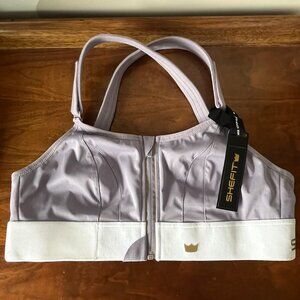 SHEFIT Ultimate Sports Bra Victorious Purple Medium High Impact NO PAD INSERTS
